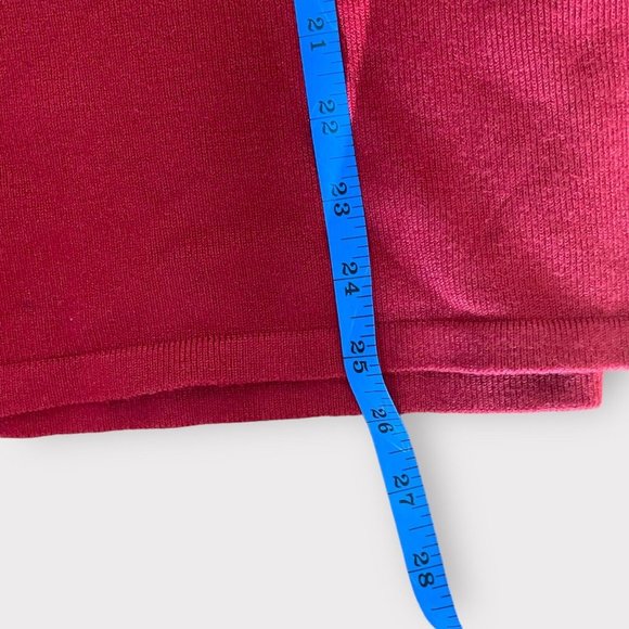 Chico's Women Luxe Tie Neck Detail‎ Pullover Sweater Spiced Red Size 2 Large NWT - Picture 8 of 14